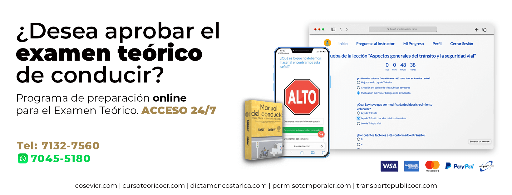 Curso Teórico de Conducir Costa Rica